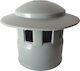 Fasoplast Plastic Ventilation Cap with Output 75mm Gray