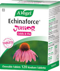 A.Vogel Junior Colds & Flu Tooth Friendly Tablets 120 μασώμενες ταμπλέτες Πορτοκάλι