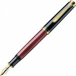 Pelikan M600 Πένα Γραφής Black Red