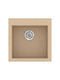 Sanitec Classic 03-02-00 Drop-In Chiuvetă din Granit Sintetic L50xW50cm Granit bej