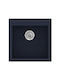 Sanitec Classic Drop-In Sink Synthetic Granite W50xD50cm Granite Blue