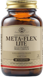 Solgar Meta-flex Lite Glucosamine MSM Complex Shellfish Free 60 Tablets
