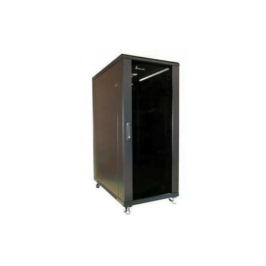 Extralink Επιδαπέδια Καμπίνα Rack 32U Μαύρο EX.11373