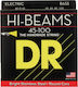 DR Hi-Beams Einstellen Χορδές Rostfreier Stahl Μπάσου 45 - 100" Medium/Light