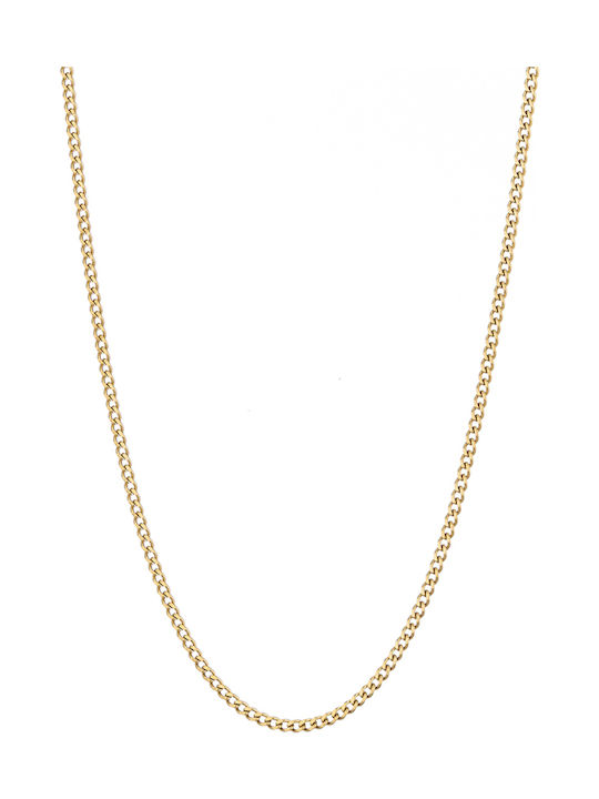 Men's chain 03524 made of steel 316L gold Art03524