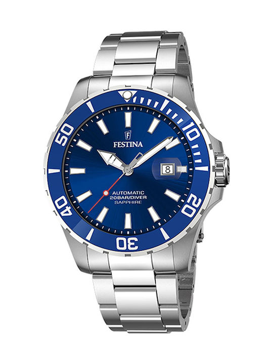 Festina Ceas Bărbați 44mm Automat Cu Brățară Di...
