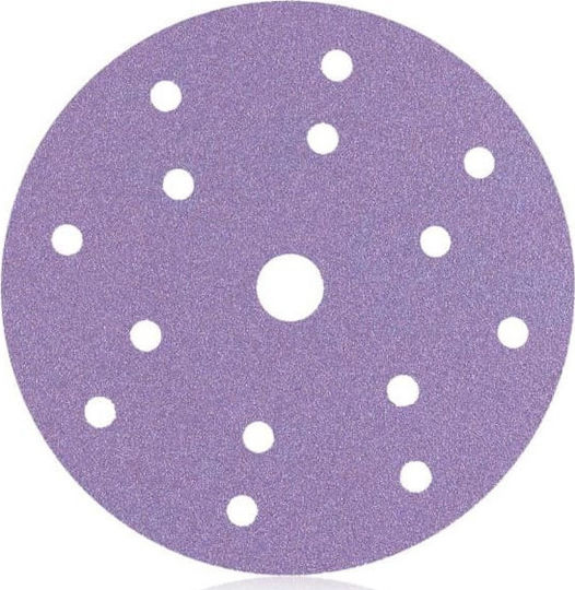 Smirdex Discs Velour Ø150mm With 15 Holes Orbital Sander Sanding Sheet K500 with 15 Holes 150x150mm Set 100pcs