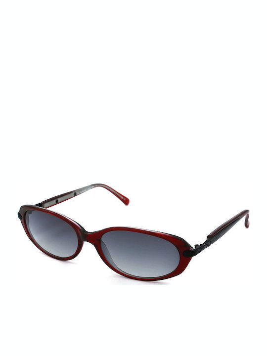 Guy Laroche Women's Sunglasses with Red Plastic Frame and Blue Lens GL RAPHAEL 4238