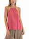 Toi&Moi Women's Summer Blouse Sleeveless Pink