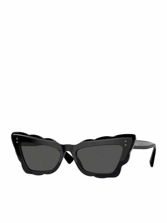 Valentino Women's Sunglasses with Black Plastic Frame and Black Lens VA4092 500187