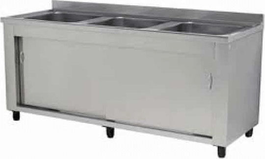 Bambas Frost Λάντζα Κλειστή LK3-240 40x40x25 με 3 Γούρνες
