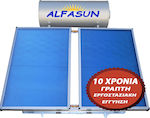 Alfasun Ηλιακός Θερμοσίφωνας 200 λίτρων Glass Διπλής Ενέργειας με 3τ.μ. Συλλέκτη