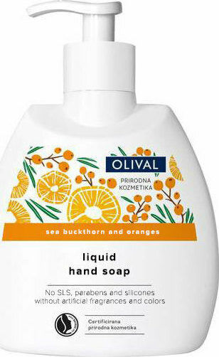 Olival Sea Buckthorn & Orangen Flüssige Seife mit Pumpe Zitrusfrüchte 300ml