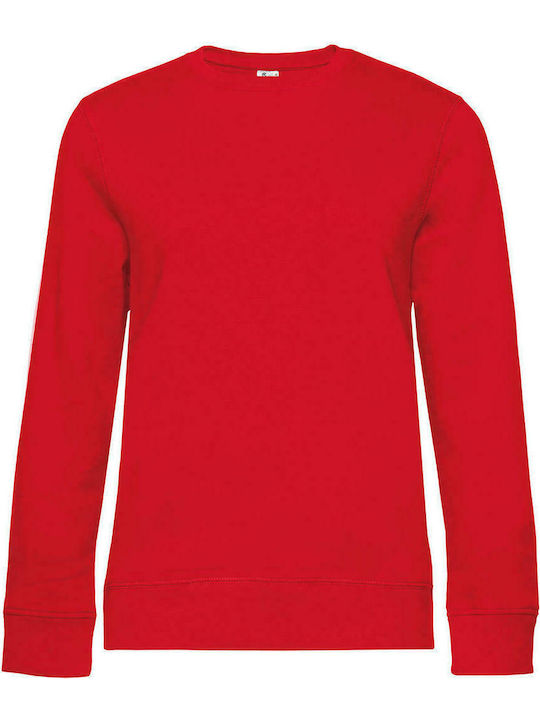 B&C Queen Women's Long Sleeve Promotional Blouse Red