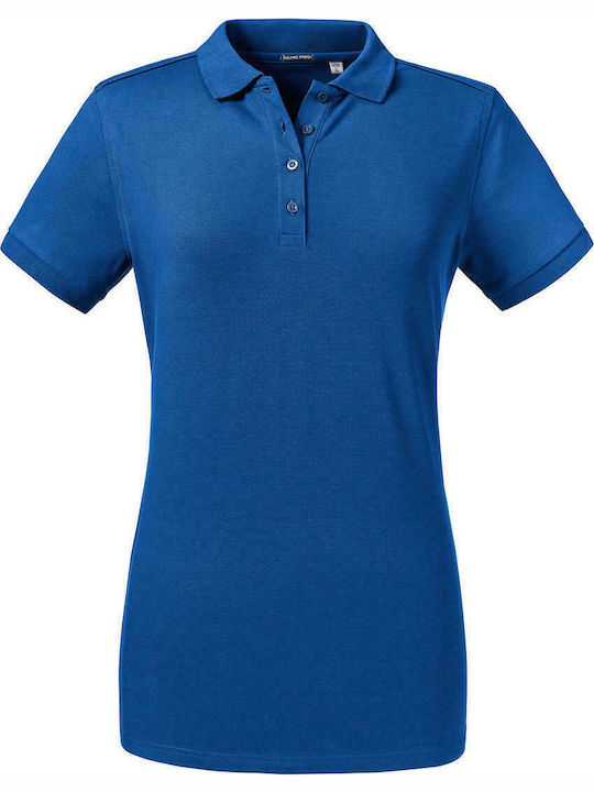 Russell Europe Women's Short Sleeve Promotional Blouse Bright Royal