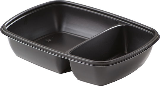Sabert Disposable Plastic PP Tableware for Hot / Microwave Safe 900ml Black 75pcs