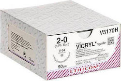 Ethicon Vicryl Rapide 4/0 Dissolvable Surgical Suture 19mm