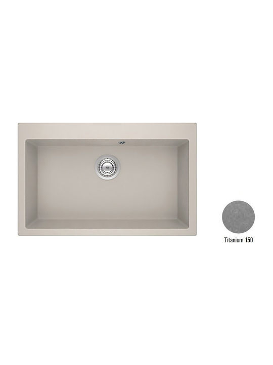 Crown Quadra Q-81 6781 6781-150 Drop-In Мивка о...