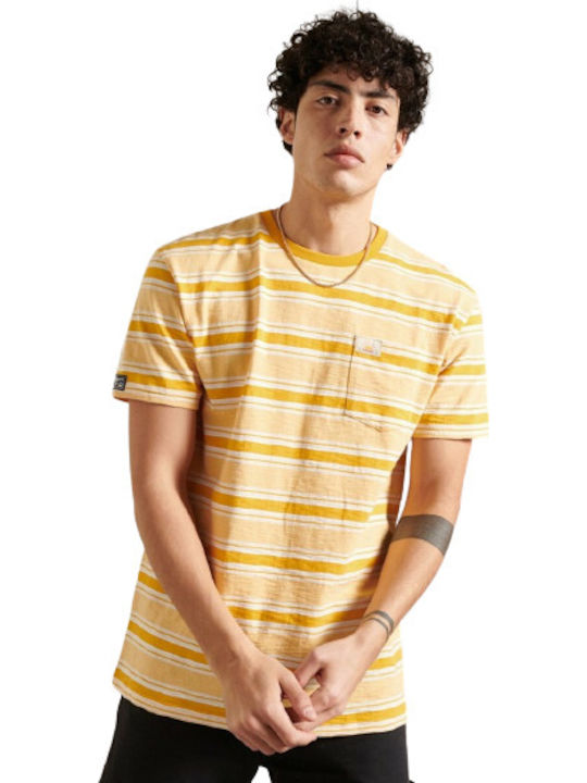 Superdry Men's Short Sleeve T-shirt Yellow