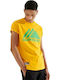 Superdry Men's Athletic T-shirt Short Sleeve Yellow