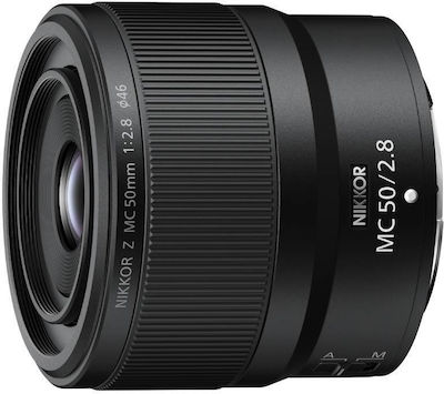 Nikon Full Frame Φωτογραφικός Φακός Nikkor Z MC 50mm f/2.8 Standard / Macro για Nikon Z Mount Black