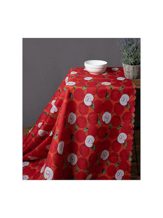Silk Fashion Τραπεζομάντηλο Αλέκιαστο H37 Κόκκινο 140x180εκ.