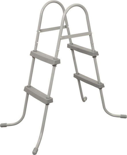 Bestway Стълба За Басейн От Пластмаса 112x84x66см