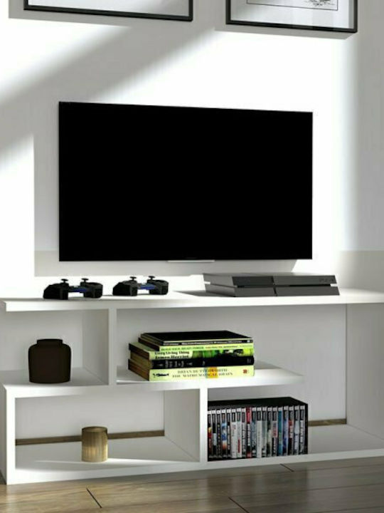 TV Stand Waldo White L100xW29.5xH40cm