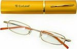 Eyelead P 203 Reading Glasses +1.25 Pocket in Gold color P 203 P 202