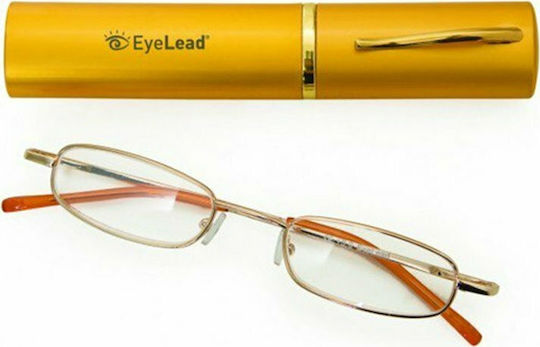 Eyelead P 203 Γυαλιά Πρεσβυωπίας +4.00 Τσέπης σε Χρυσό χρώμα