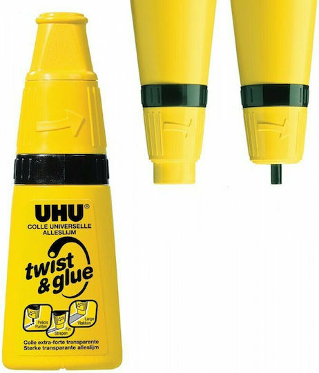 UHU Liquid Craft Adhesive Twist & Glue General Use 35ml 12pcs Transparent