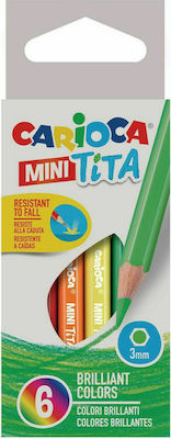 Carioca Tita Farbstift-Set Mini 6Stück