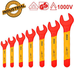 Ingco HKISPA0701 Σετ Γερμανοπολύγωνα με Mέγεθος από 8mm έως 19mm 7τμχ