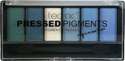 Technic Pressed Pigments Eye Shadow Palette in Solid Form Aquamarine 7.2gr