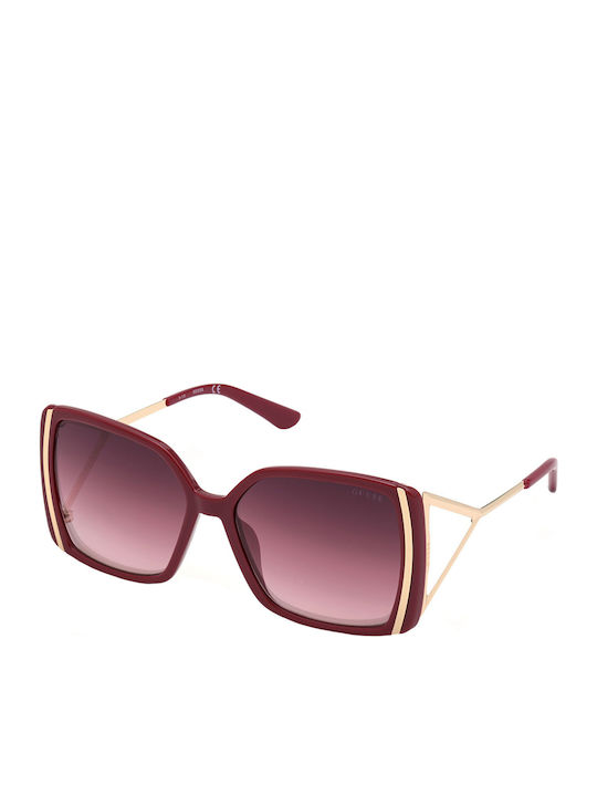 Guess Ochelari de soare Burgundy cu Cadru & Burgundy Lentilă