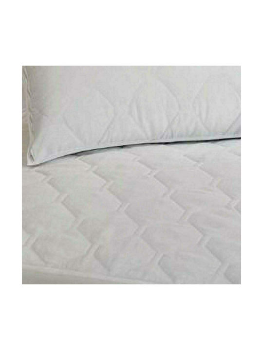 Borea Set Protecții pentru Pernă Matlasat Alb 50x70cm.