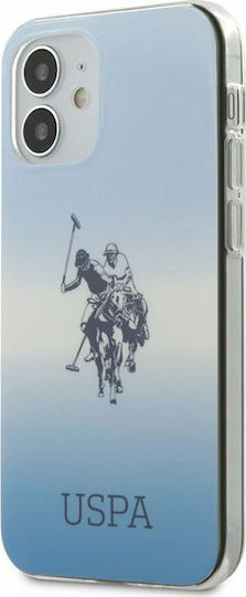 U.S. Polo Assn. Gradient Collection Back Cover Σιλικόνης Μπλε (iPhone 12 mini)