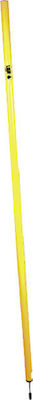 Liga Sport Spike Pole Economy Slalom Pole 1.8m In Yellow Colour