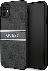 Guess 4G Printed Stripe Back Cover Πλαστικό Γκρ...