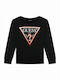 Guess Fleece - Polar Hanorac pentru copii Negru