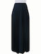 Trussardi Pleated High Waist Maxi Skirt in Navy Blue color