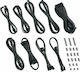 Cablemod 24 de pini ATX / EPS cu 8 pini / 4-Pin EPS / PCIe cu 8 pini / PCIe cu 6 pini - 24 de pini ATX / EPS cu 8 pini / 2 x 8 pini PCIe / PCIe cu 8 pini / PCIe cu 6 pini Cablu 0.7m Negru (CM-CSR-CKIT-NKC-R)