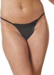 Allure Lingerie AL2-114 Leather G-string Γυναικείο Sexy String Black