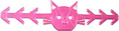 3D FACING FOR PROTECTIVE MASK made of Biodegradable Material (PLA)-''SUPER CAT'' WEP E412 (satin pink)