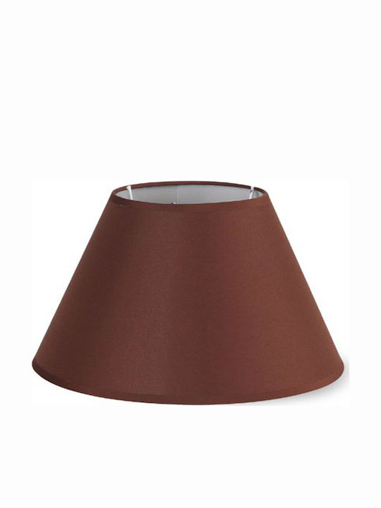 Conical Lamp Shade Brown with Diameter 15cm