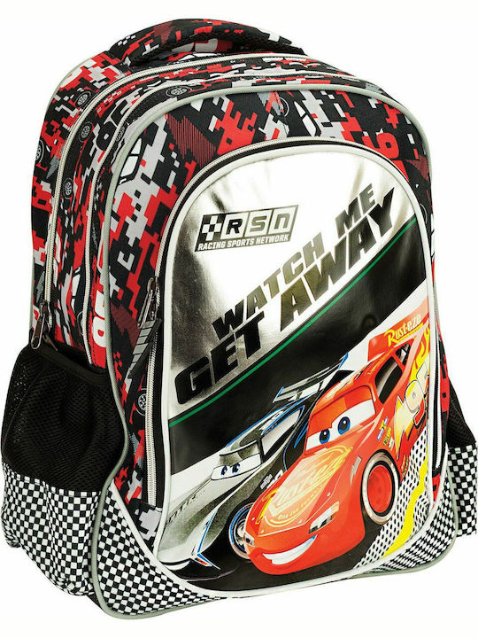 Gim Cars School Bag Backpack Elementary, Elementary Multicolored 27lt