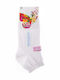 Dal 904L Damen Einfarbige Socken Weiß 1Pack