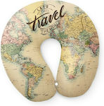 I-Total Travel Travel Pillow 30x30x10cm Beige