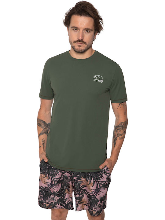 Protest Rapter 21 Surf Herren T-Shirt Kurzarm Khaki