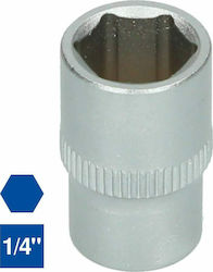 Brilliant Nuss Sechskant mit Vierkant-Antrieb 1/4" Durchmesser 25mm 1Stück Brilliant Nuss Sechskant mit Vierkant-Antrieb 1/4" Durchmesser 25mm 1Stück